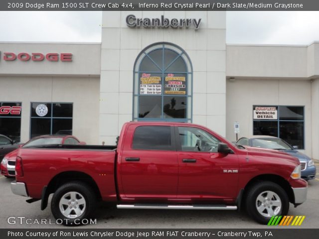 2009 Dodge Ram 1500 SLT Crew Cab 4x4 in Inferno Red Crystal Pearl