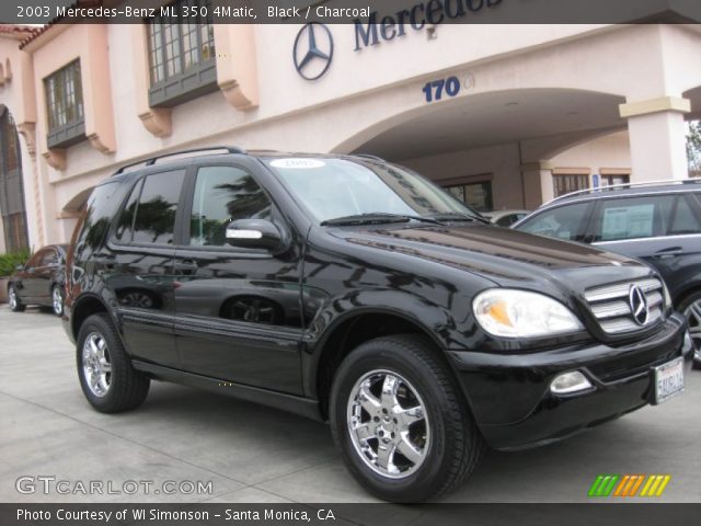 2003 Mercedes-Benz ML 350 4Matic in Black