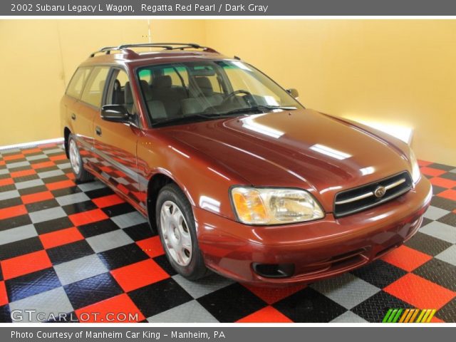 2002 Subaru Legacy L Wagon in Regatta Red Pearl