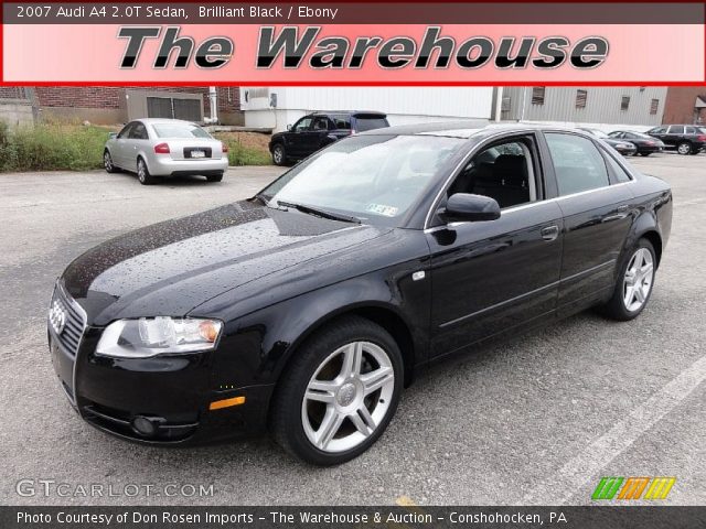 2007 Audi A4 2.0T Sedan in Brilliant Black