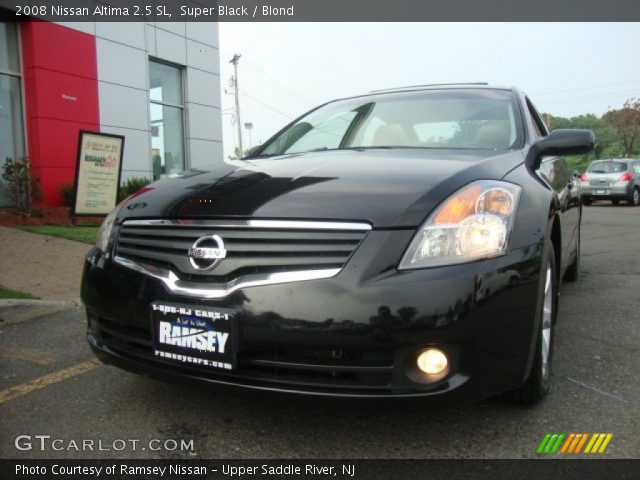 2008 Nissan Altima 2.5 SL in Super Black