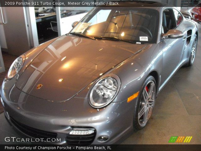2009 Porsche 911 Turbo Coupe in Meteor Grey Metallic