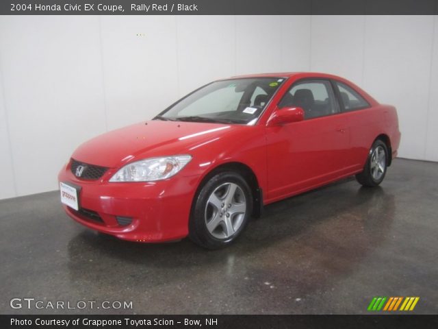 2004 Red honda civic sale #4