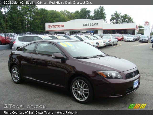 2008 Scion tC  in Sizzling Crimson Red Mica