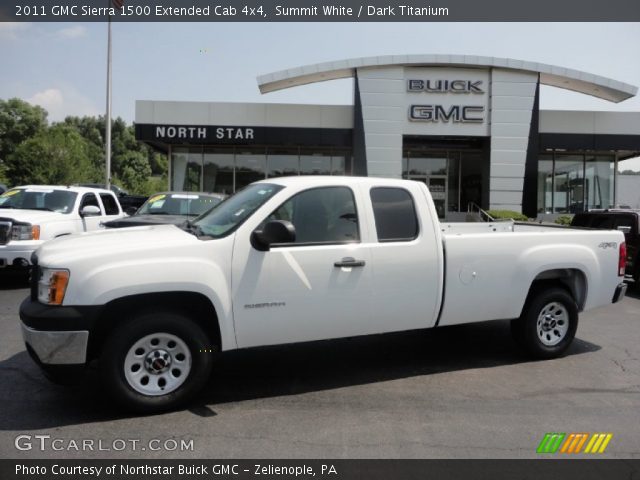 2011 GMC Sierra 1500 Extended Cab 4x4 in Summit White
