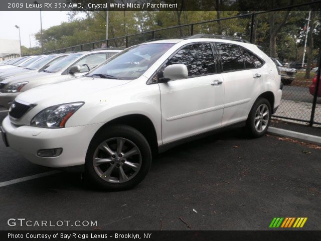 2009 Lexus RX 350 AWD in Crystal White Mica