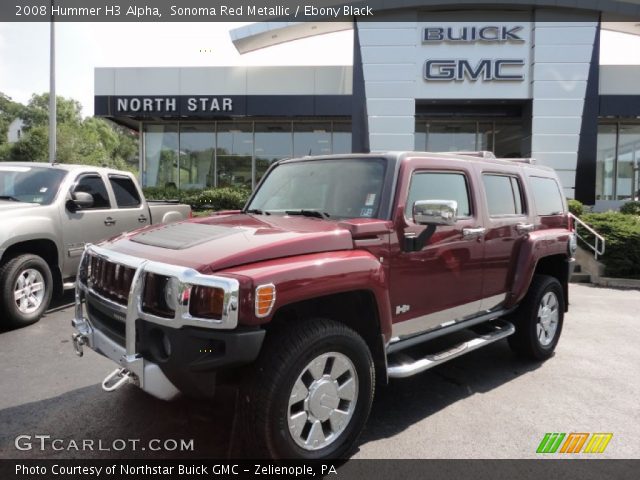 2008 Hummer H3 Alpha in Sonoma Red Metallic