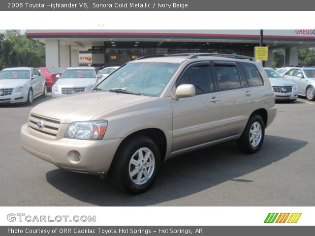 2006 Toyota Highlander V6 in Sonora Gold Metallic