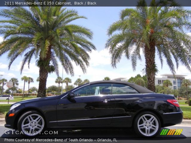 2011 Mercedes-Benz E 350 Cabriolet in Black