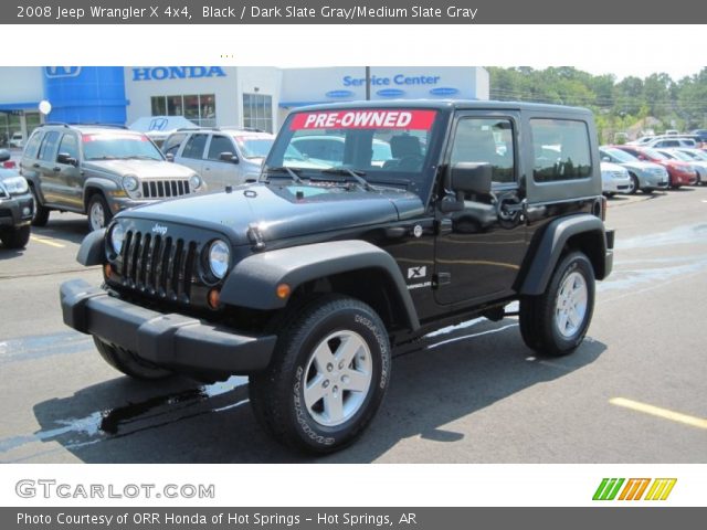 2008 Jeep Wrangler X 4x4 in Black