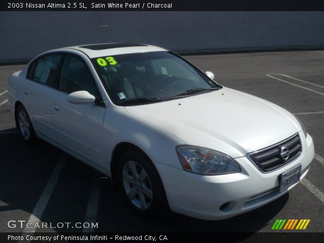2003 Nissan Altima 2.5 SL in Satin White Pearl