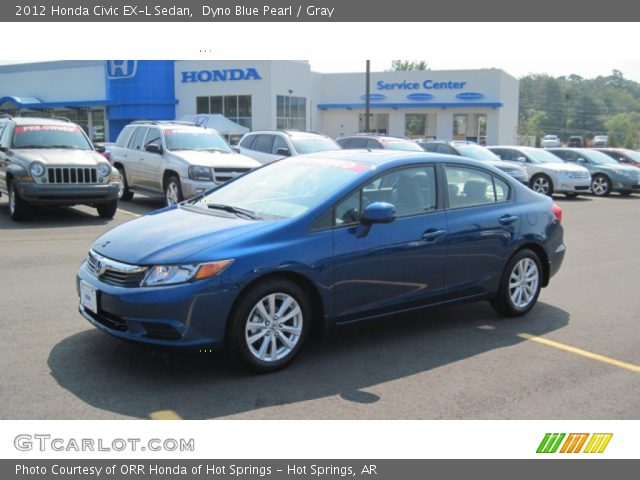 2012 Honda Civic EX-L Sedan in Dyno Blue Pearl
