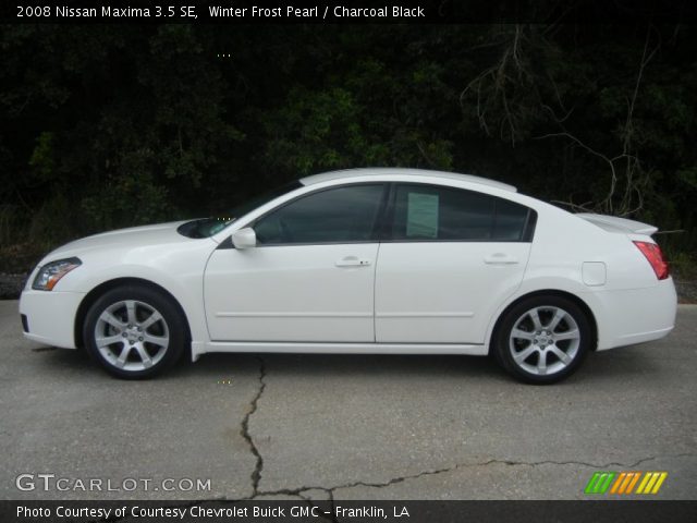 2008 Nissan Maxima 3.5 SE in Winter Frost Pearl