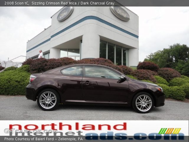 2008 Scion tC  in Sizzling Crimson Red Mica