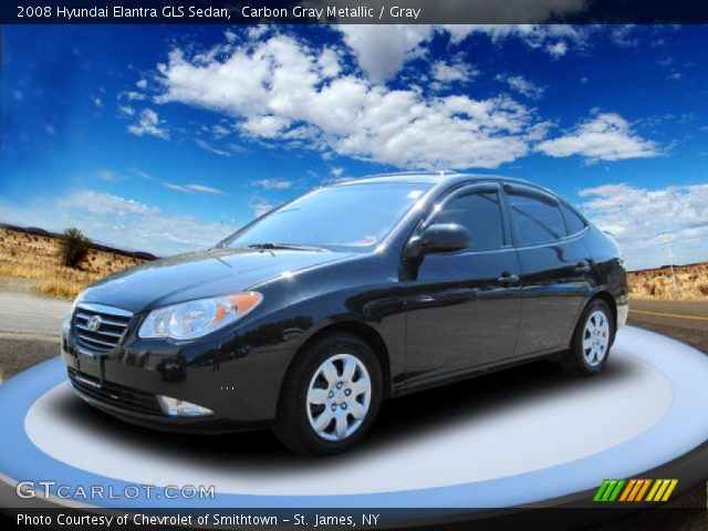 2008 Hyundai Elantra GLS Sedan in Carbon Gray Metallic