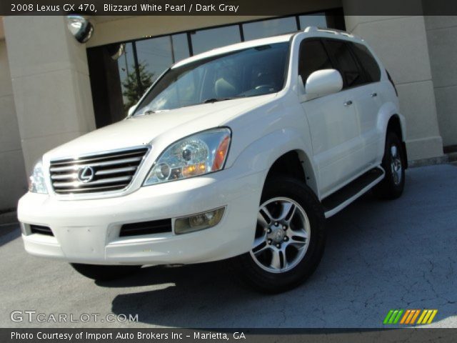 2008 Lexus GX 470 in Blizzard White Pearl
