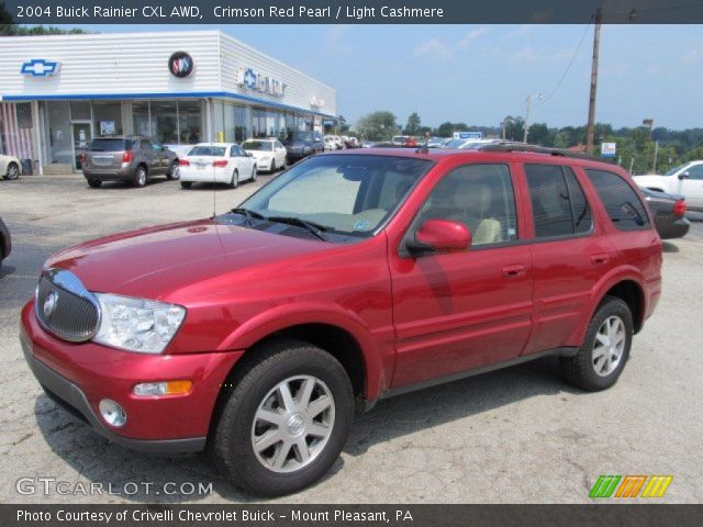 2004 Buick Rainier CXL AWD in Crimson Red Pearl