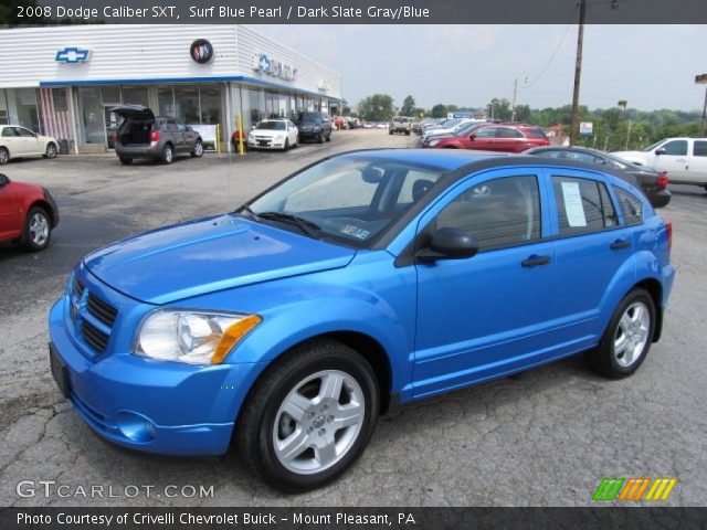 2008 Dodge Caliber SXT in Surf Blue Pearl