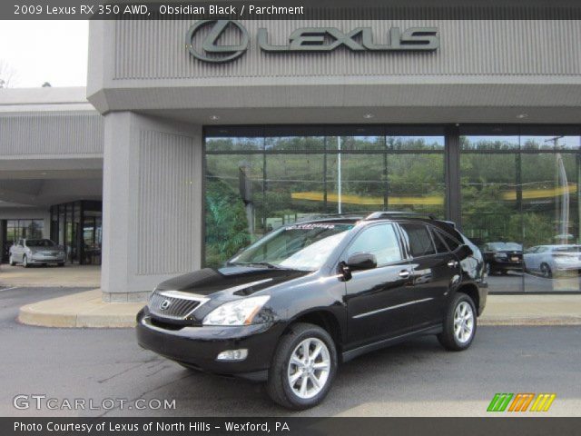 2009 Lexus RX 350 AWD in Obsidian Black