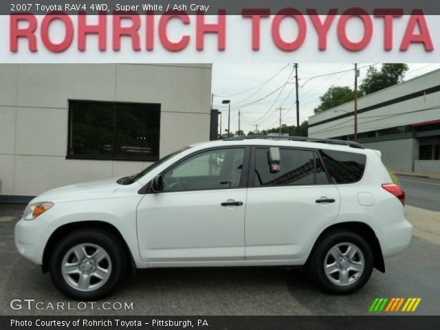 2007 Toyota RAV4 4WD in Super White