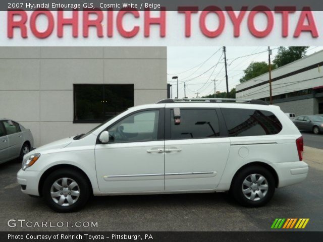 2007 Hyundai Entourage GLS in Cosmic White