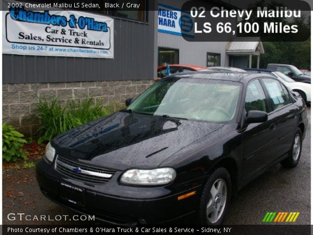 2002 Chevrolet Malibu LS Sedan in Black