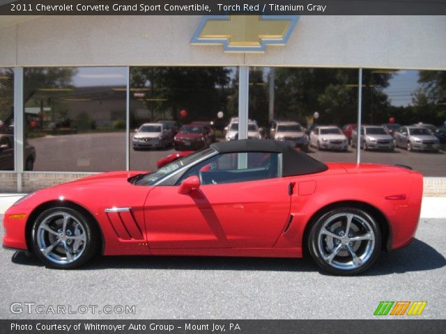 2011 Chevrolet Corvette Grand Sport Convertible in Torch Red