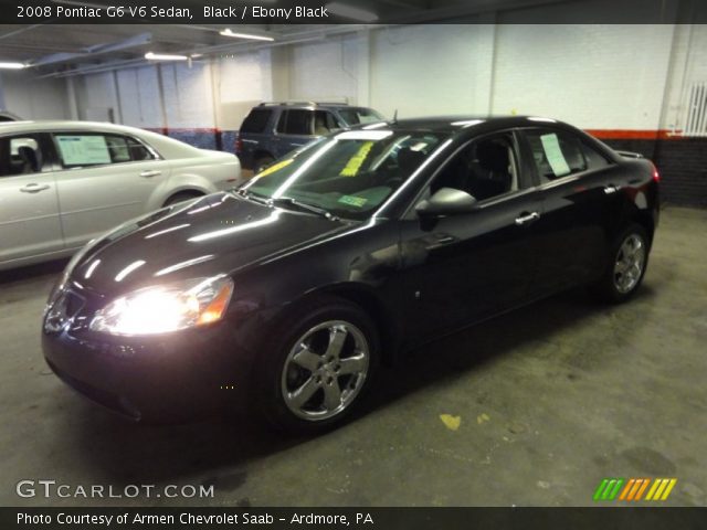 2008 Pontiac G6 V6 Sedan in Black