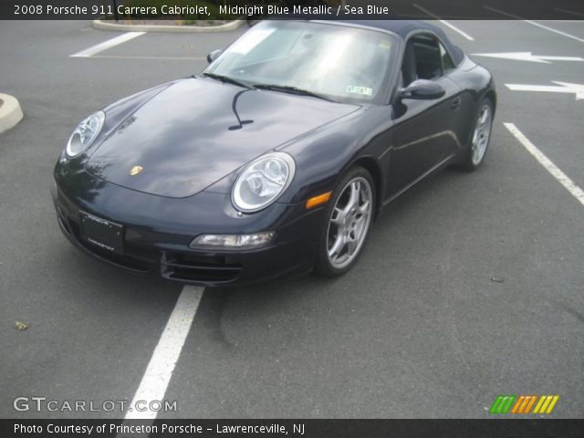 2008 Porsche 911 Carrera Cabriolet in Midnight Blue Metallic