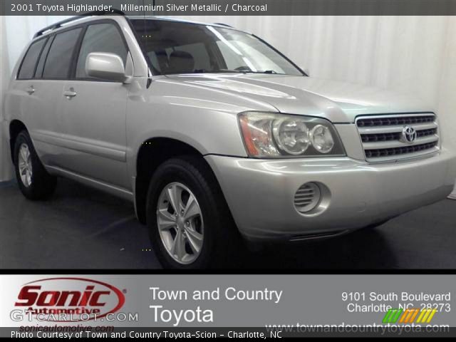 2001 Toyota Highlander  in Millennium Silver Metallic