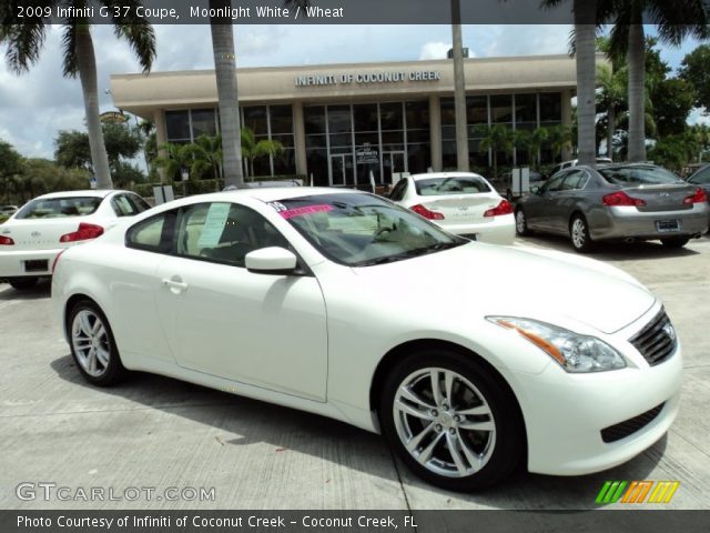 2009 Infiniti G 37 Coupe in Moonlight White