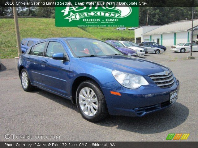 2010 Chrysler Sebring Limited Sedan in Deep Water Blue Pearl