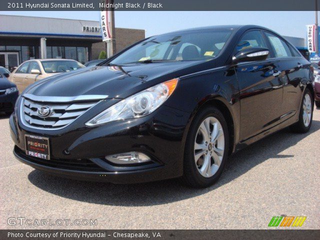 2011 Hyundai Sonata Limited in Midnight Black