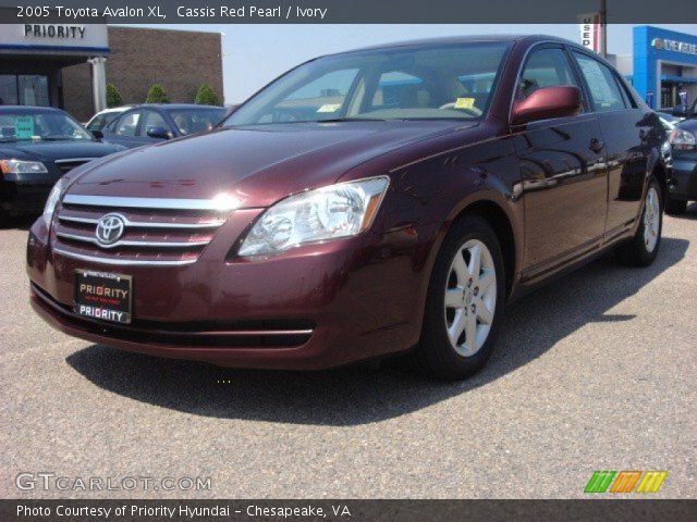 2005 Toyota Avalon XL in Cassis Red Pearl
