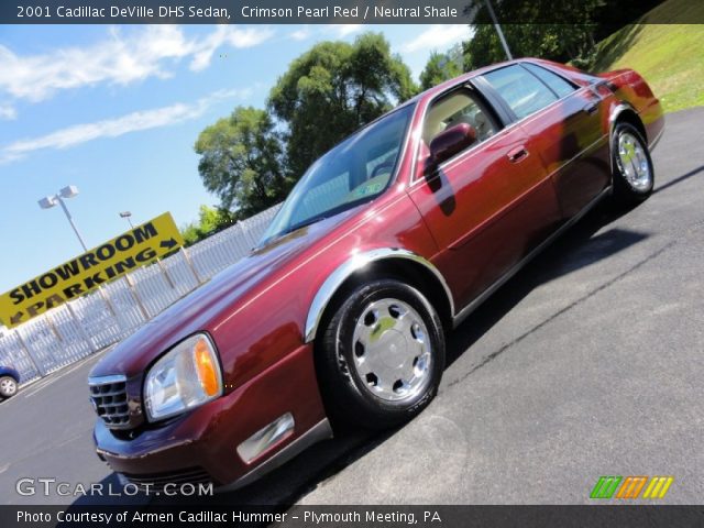 2001 Cadillac DeVille DHS Sedan in Crimson Pearl Red
