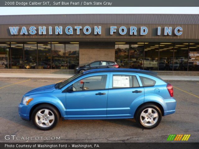 2008 Dodge Caliber SXT in Surf Blue Pearl