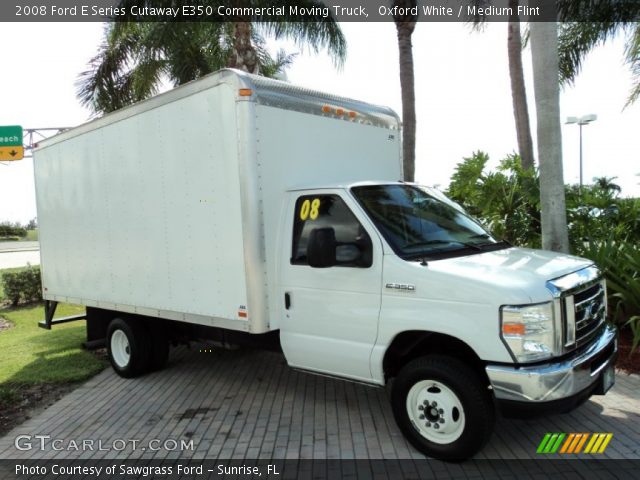2008 Ford E Series Cutaway E350 Commercial Moving Truck in Oxford White