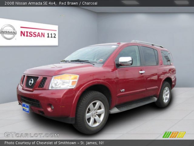 2008 Nissan Armada SE 4x4 in Red Brawn