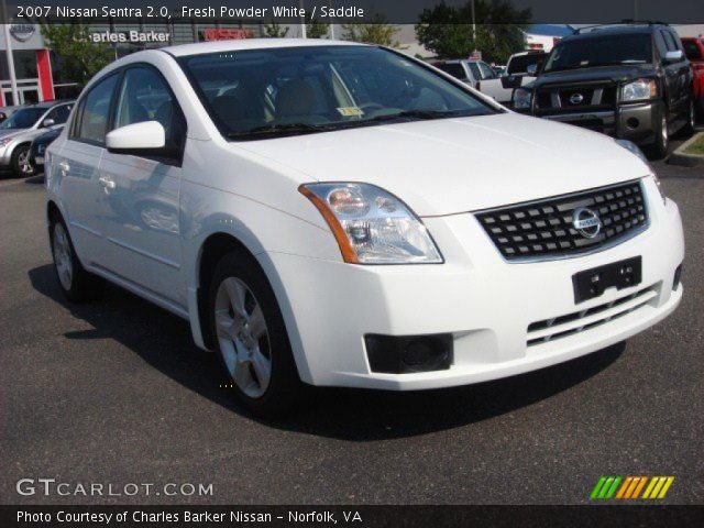 2007 Nissan Sentra 2.0 in Fresh Powder White