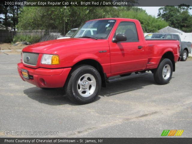 2001 Ford Ranger Edge Regular Cab 4x4 in Bright Red