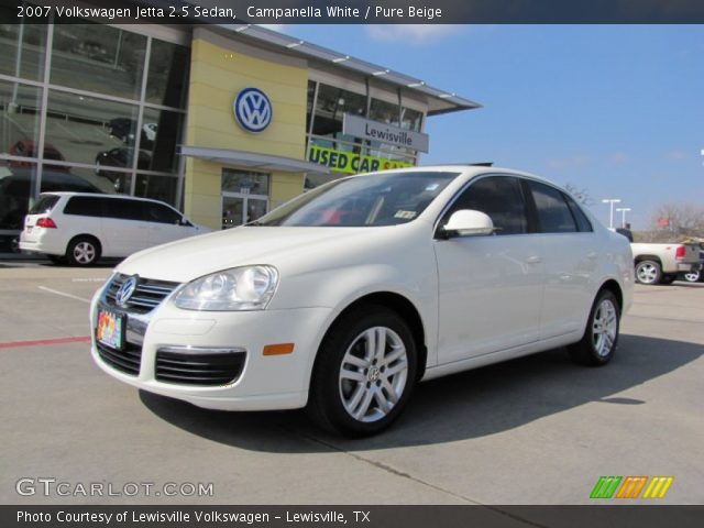 2007 Volkswagen Jetta 2.5 Sedan in Campanella White