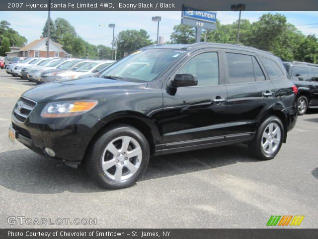 2007 Hyundai Santa Fe Limited 4WD in Ebony Black