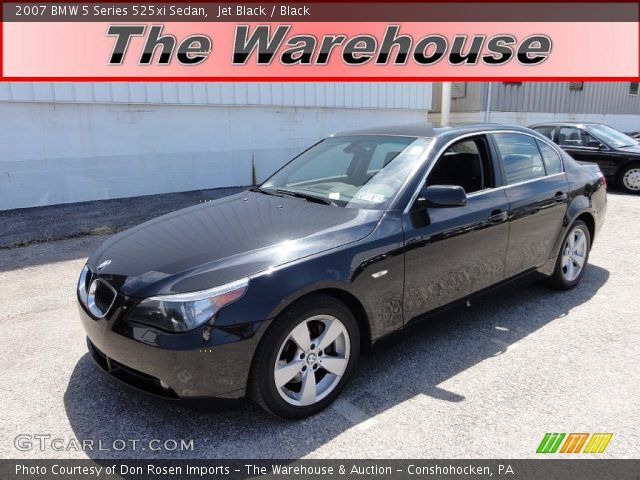 2007 BMW 5 Series 525xi Sedan in Jet Black