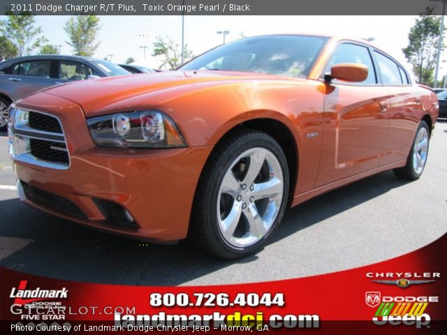2011 Dodge Charger R/T Plus in Toxic Orange Pearl