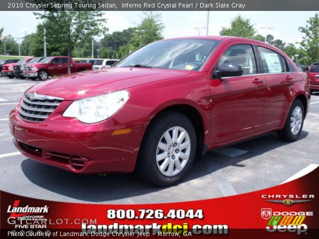2010 Chrysler Sebring Touring Sedan in Inferno Red Crystal Pearl