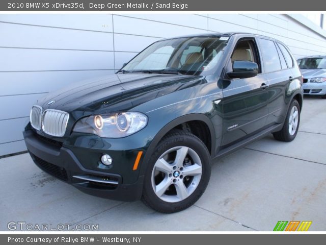 2010 BMW X5 xDrive35d in Deep Green Metallic