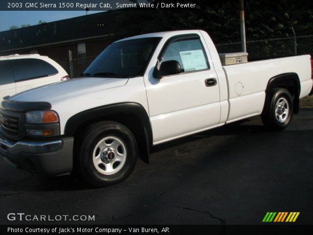 2003 GMC Sierra 1500 Regular Cab in Summit White