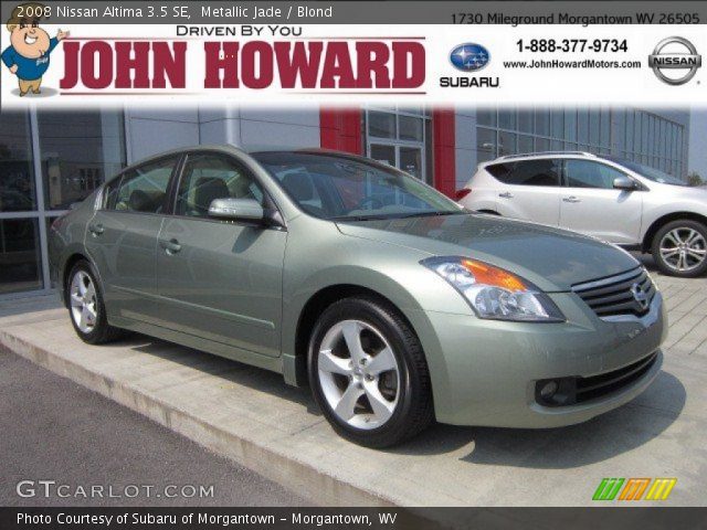 2008 Nissan Altima 3.5 SE in Metallic Jade