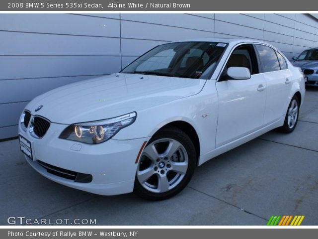 2008 BMW 5 Series 535xi Sedan in Alpine White