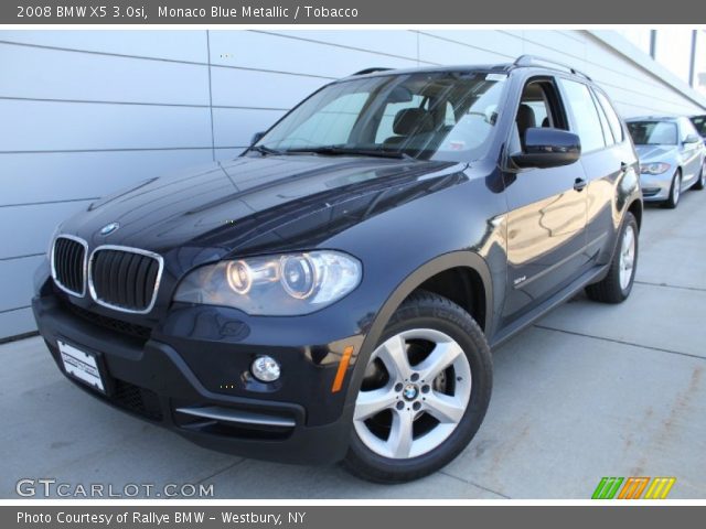 2008 BMW X5 3.0si in Monaco Blue Metallic